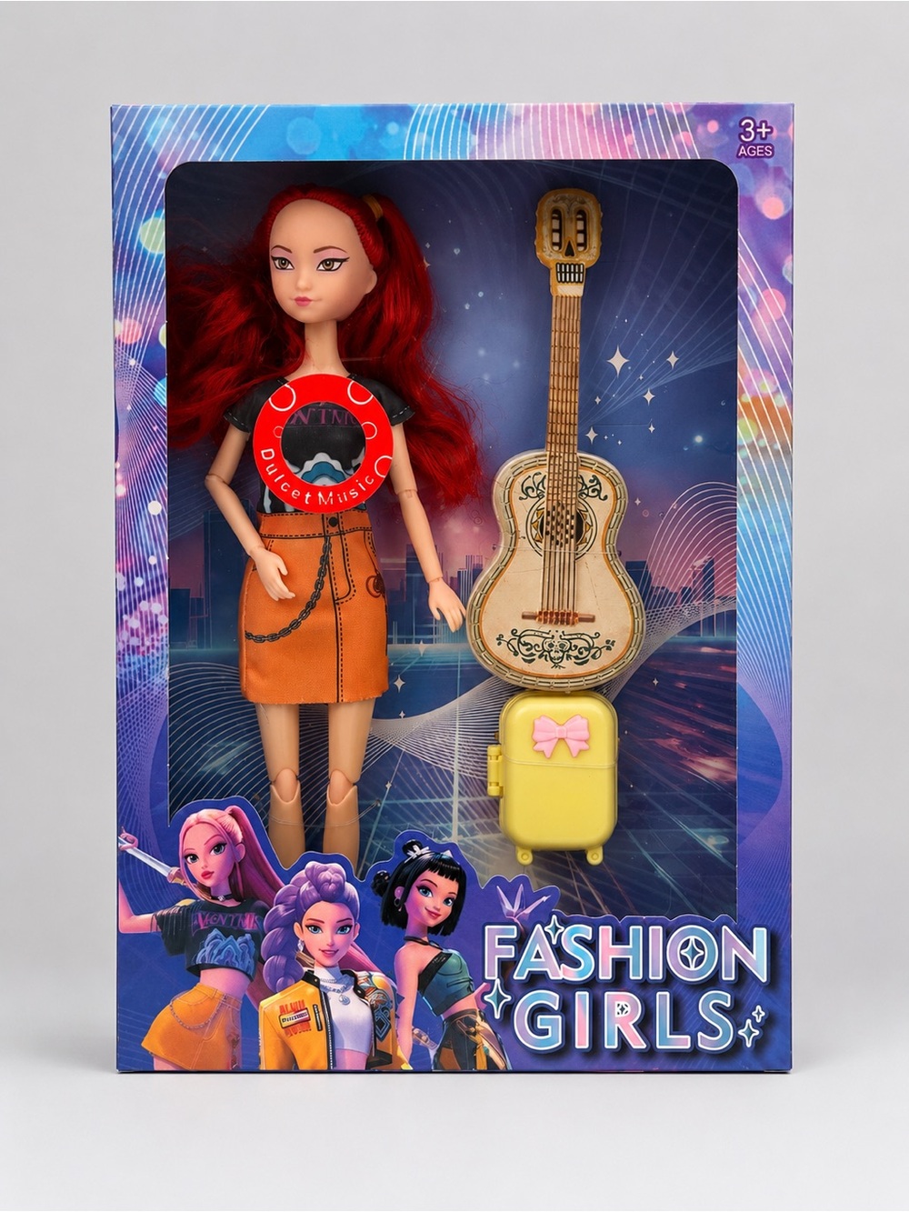 KPOP Mira Singing Fashion Doll with Guitar & Suitcase Accessories – Brand New